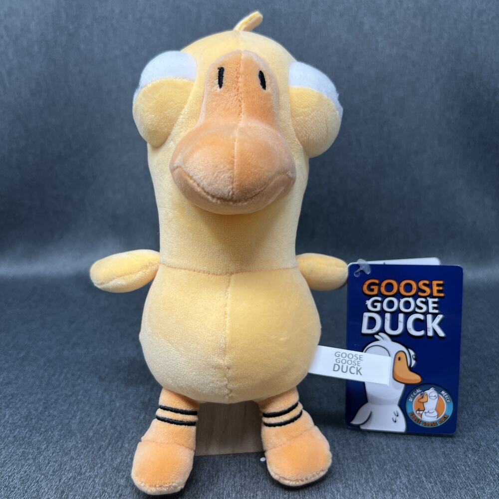 Goose Goose Duck Game Yellow Gaggle Soft Plush Stuffed Animal Toy 8 Inch